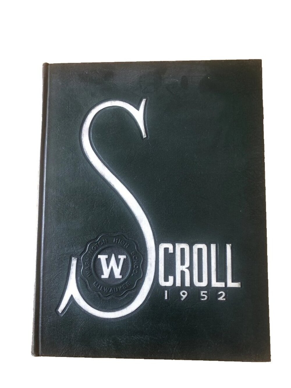 Washington High School Yearbook Milwaukee, WI 1952 Scroll Signed With Pictures